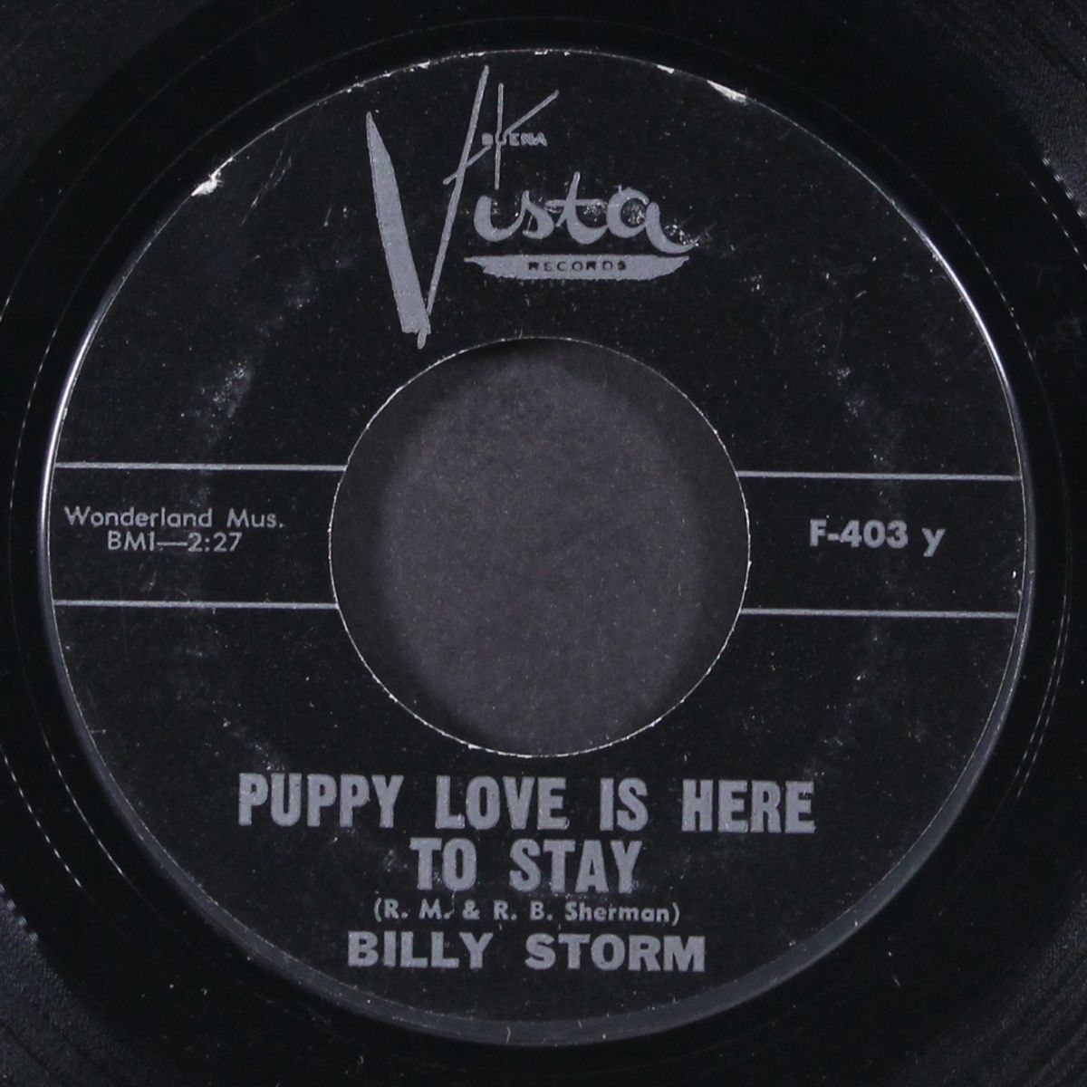 push over / puppy love is here to stay by BILLY STORM