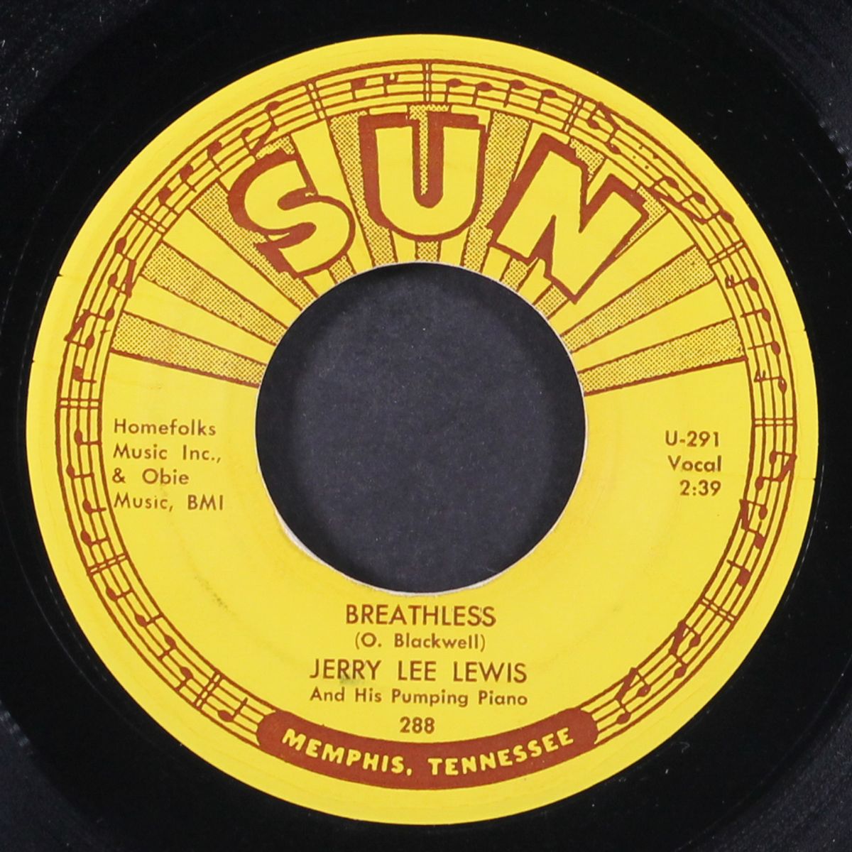 breathless / down the line by JERRY LEE LEWIS