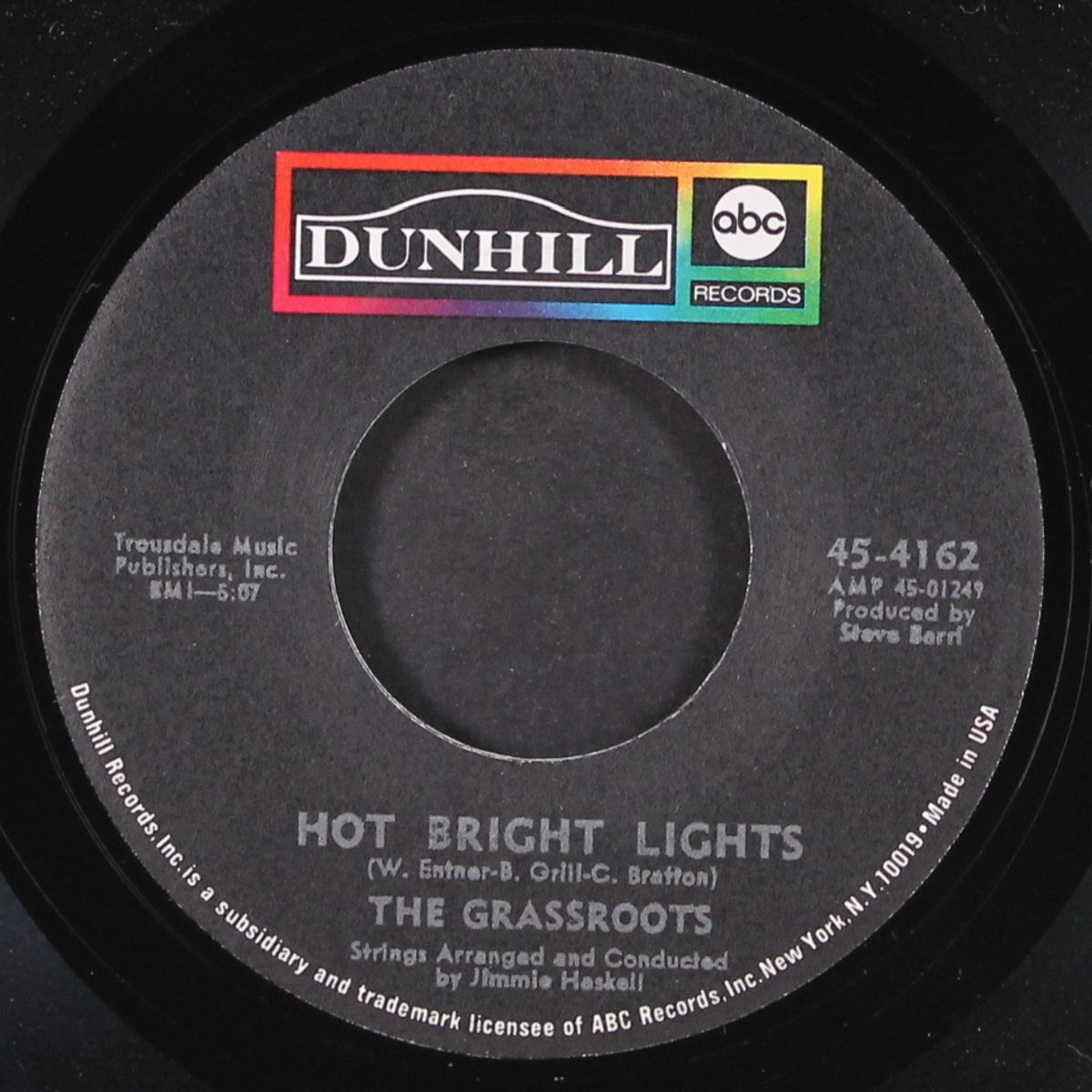 bella linda / hot bright lights by GRASSROOTS
