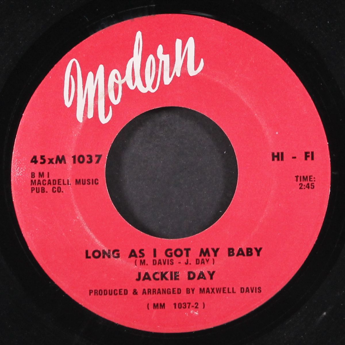 long as i got my baby / what kind of man are you? by JACKIE DAY