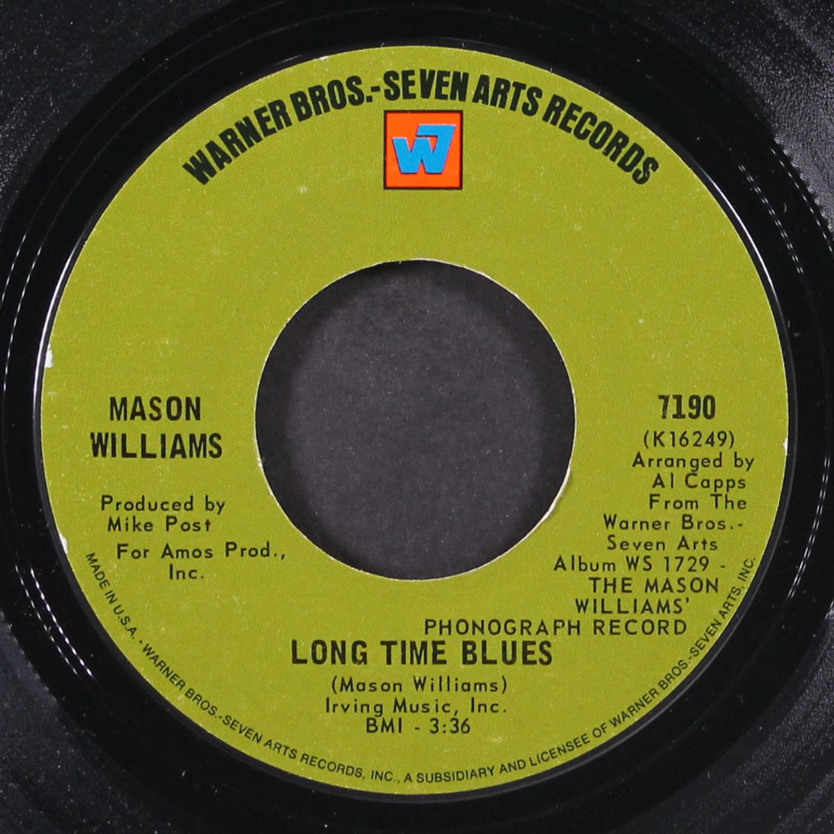 classical gas / long time blues by MASON WILLIAMS