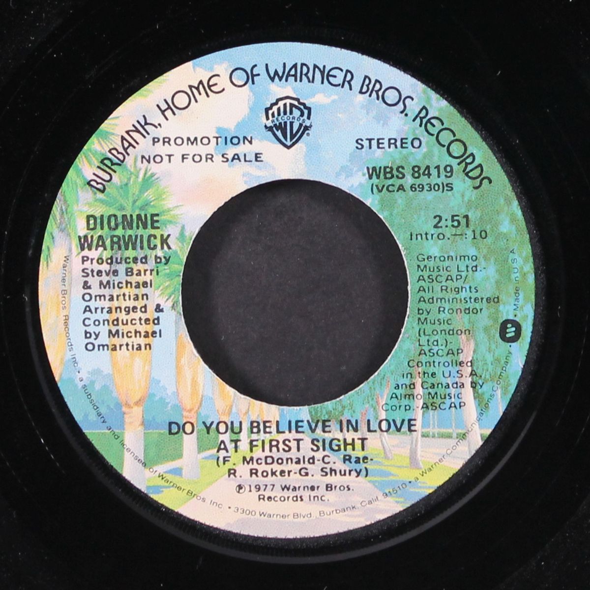 do you believe in love at first sight / mono by DIONNE WARWICK