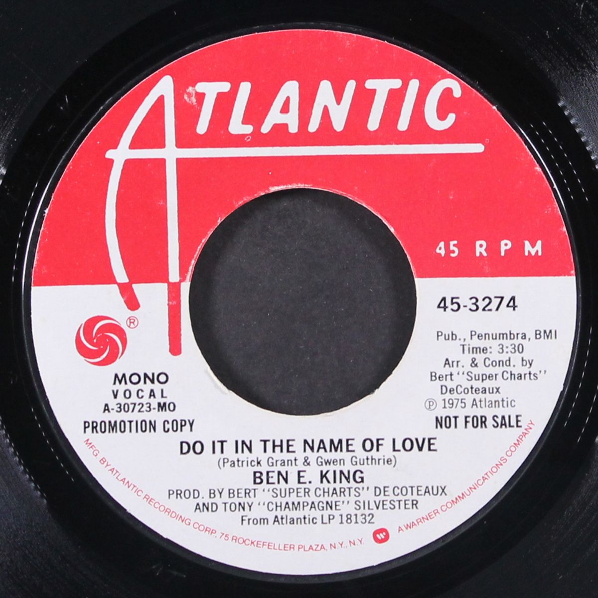 do it in the name of love / mono by BEN E. KING