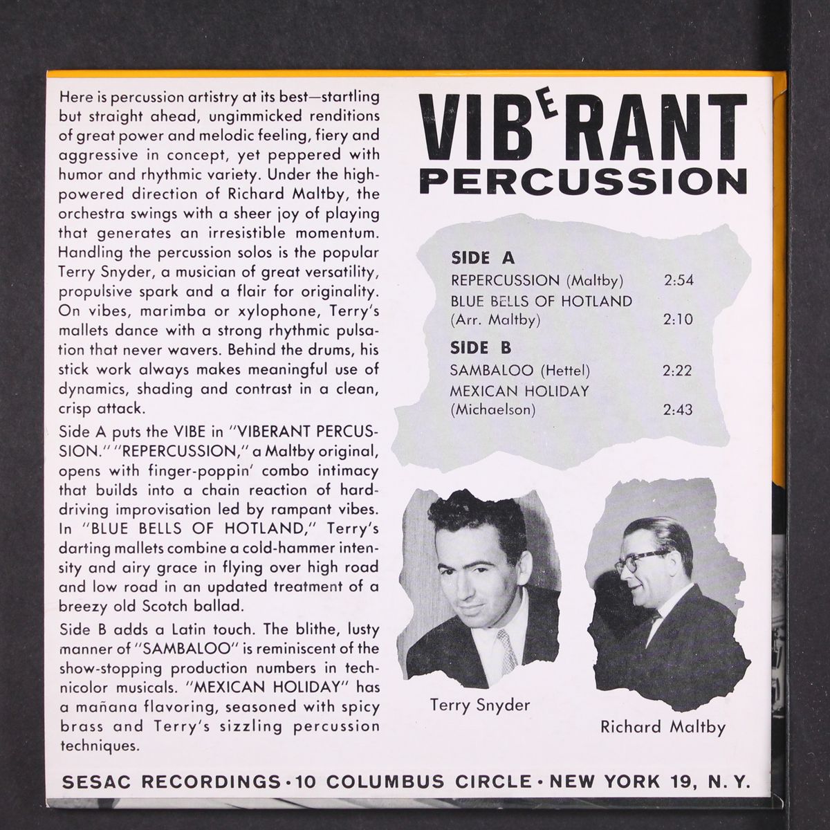 viberant percussion by RICHARD MALTBY