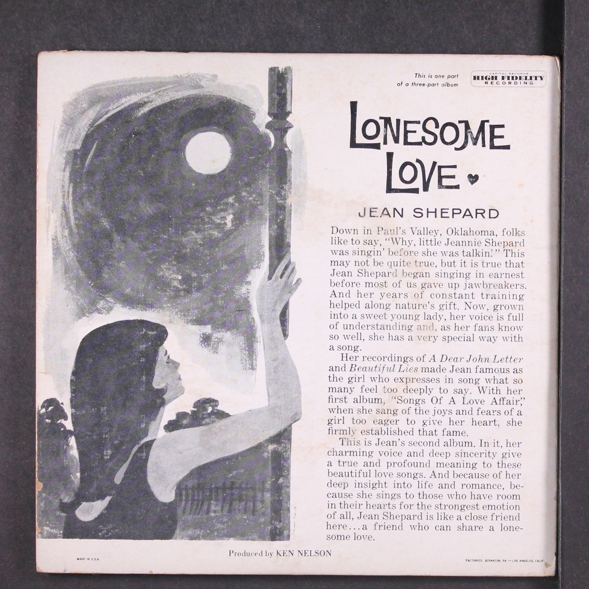 lonesome love pt. 3 by JEAN SHEPARD