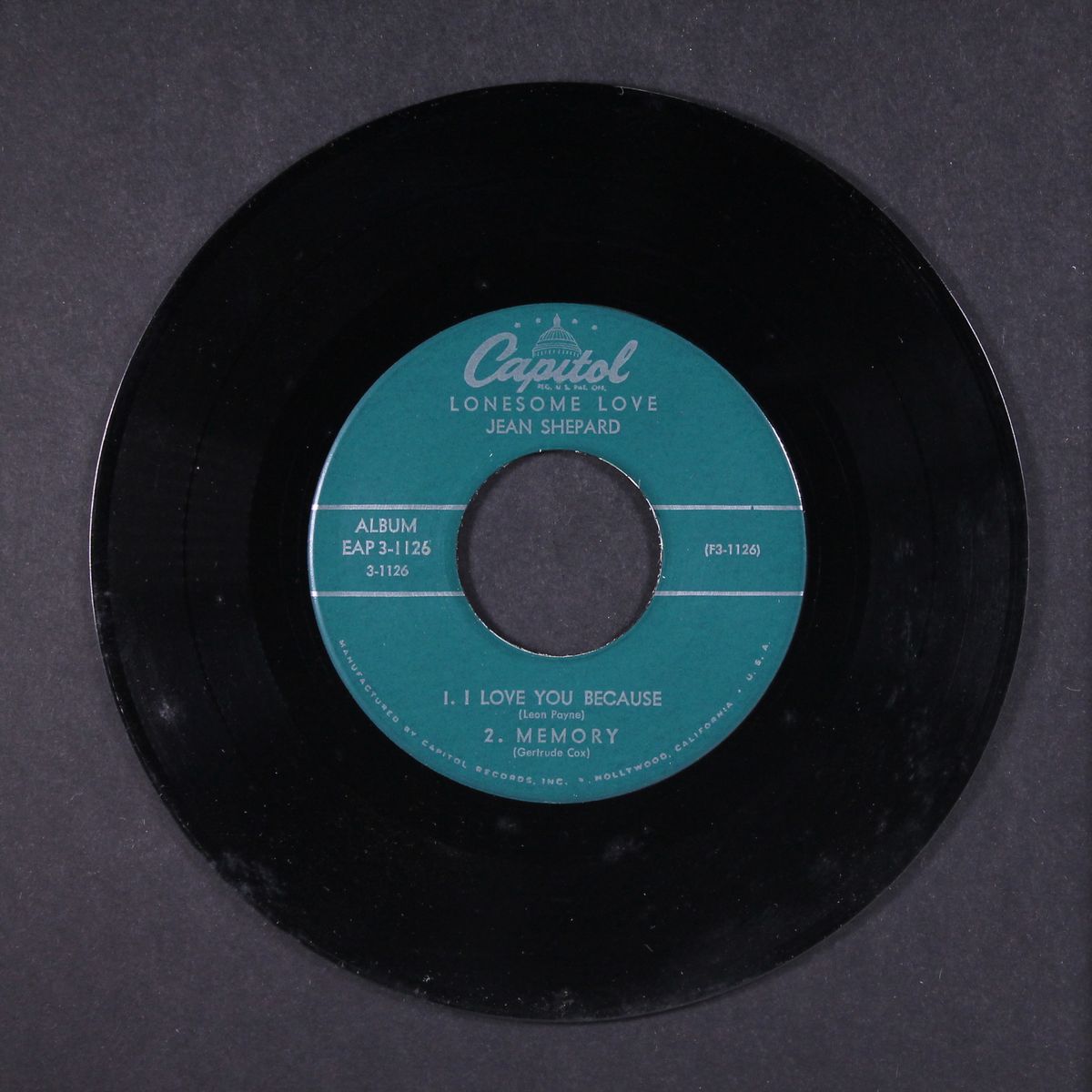 lonesome love pt. 3 by JEAN SHEPARD