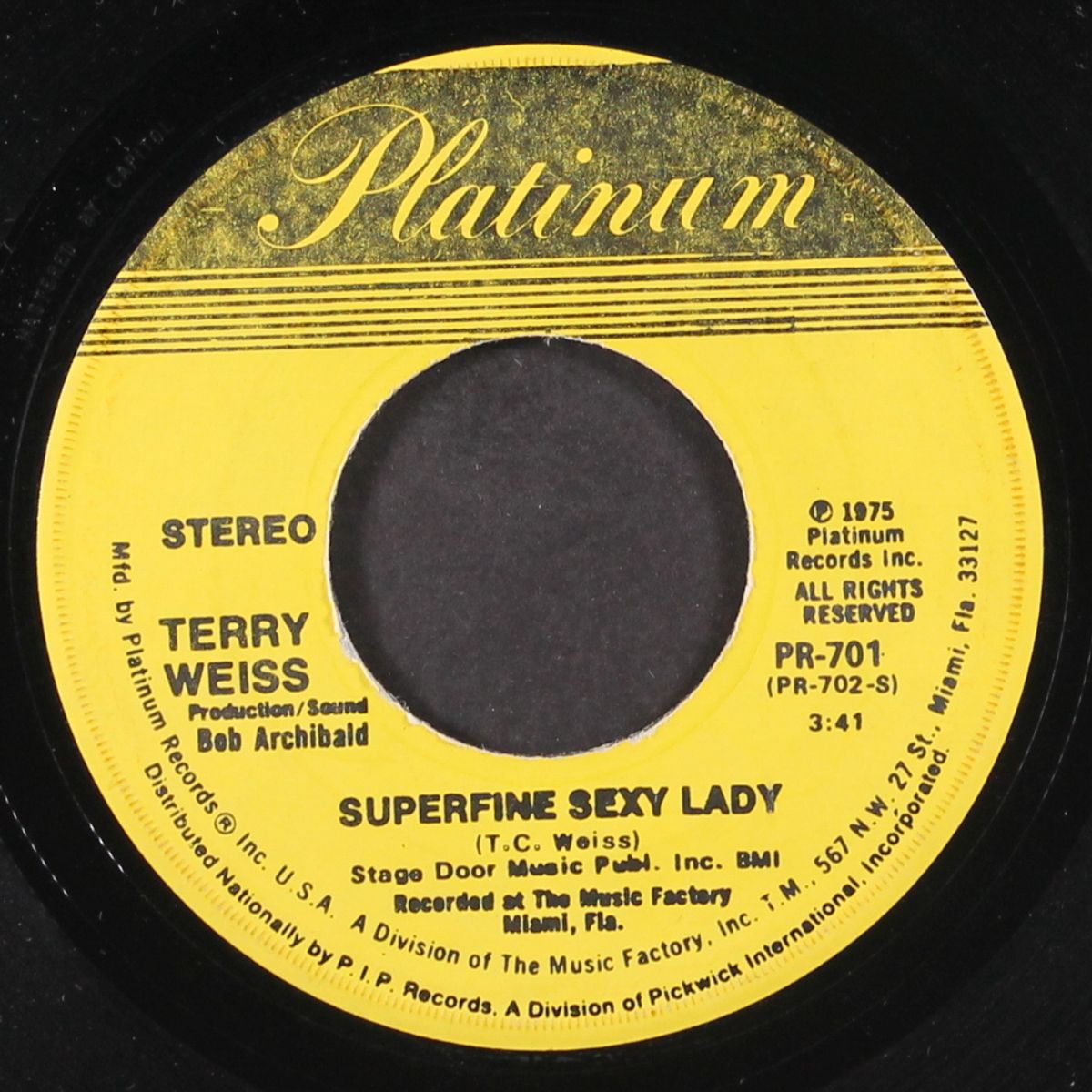 keep on pushin' your love / superfine sexy lady by TERRY WEISS