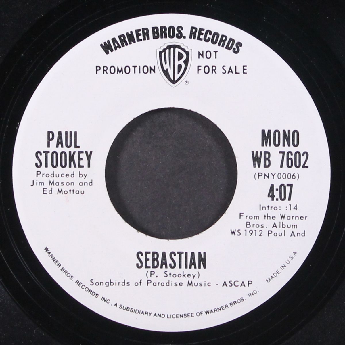 sebastian / mono by PAUL STOOKEY