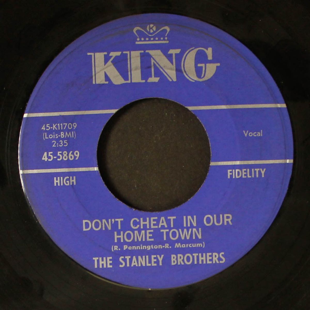 i see through you / don't cheat in our home town by STANLEY BROTHERS