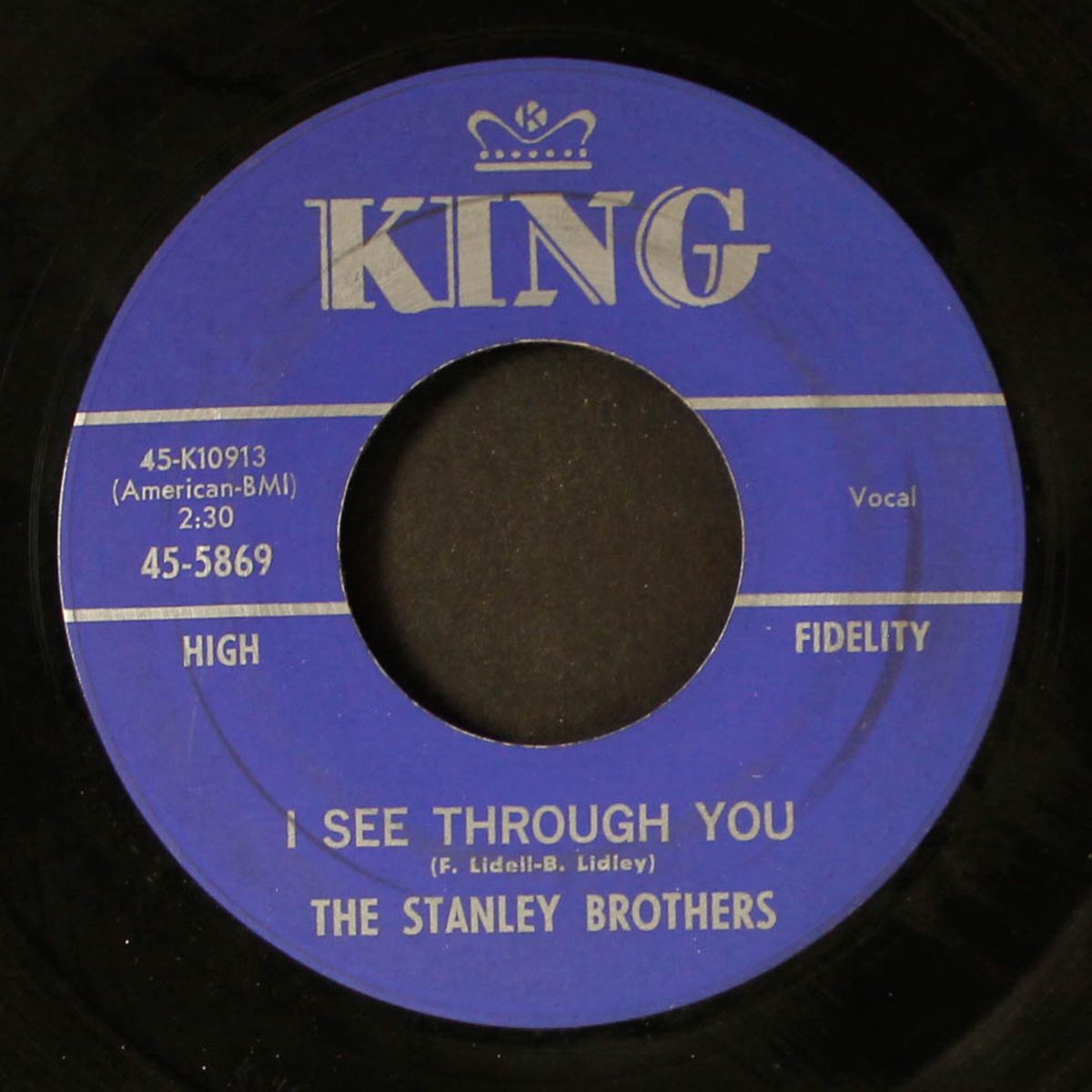 i see through you / don't cheat in our home town by STANLEY BROTHERS