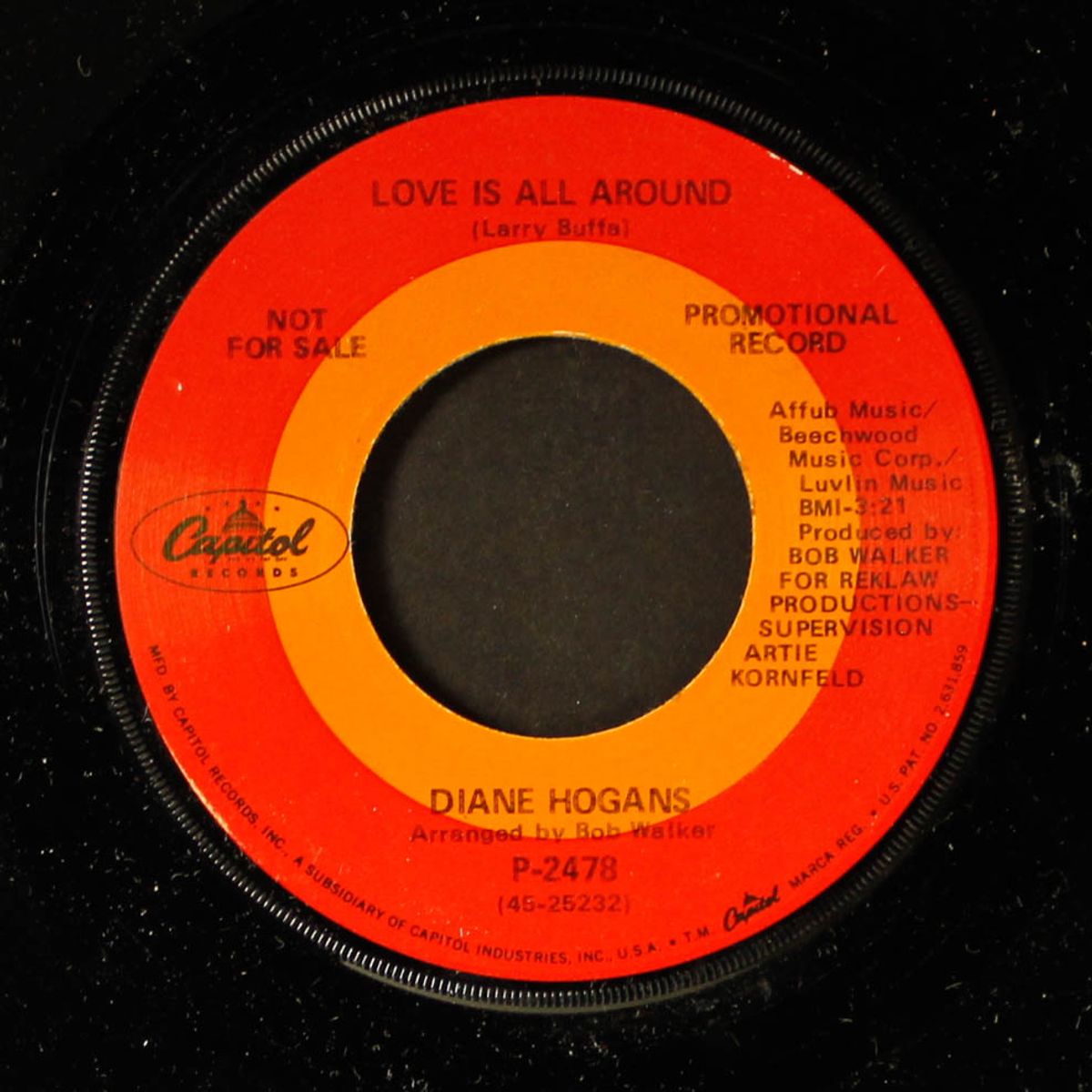 love is all around / how does it feel by DIANE HOGANS