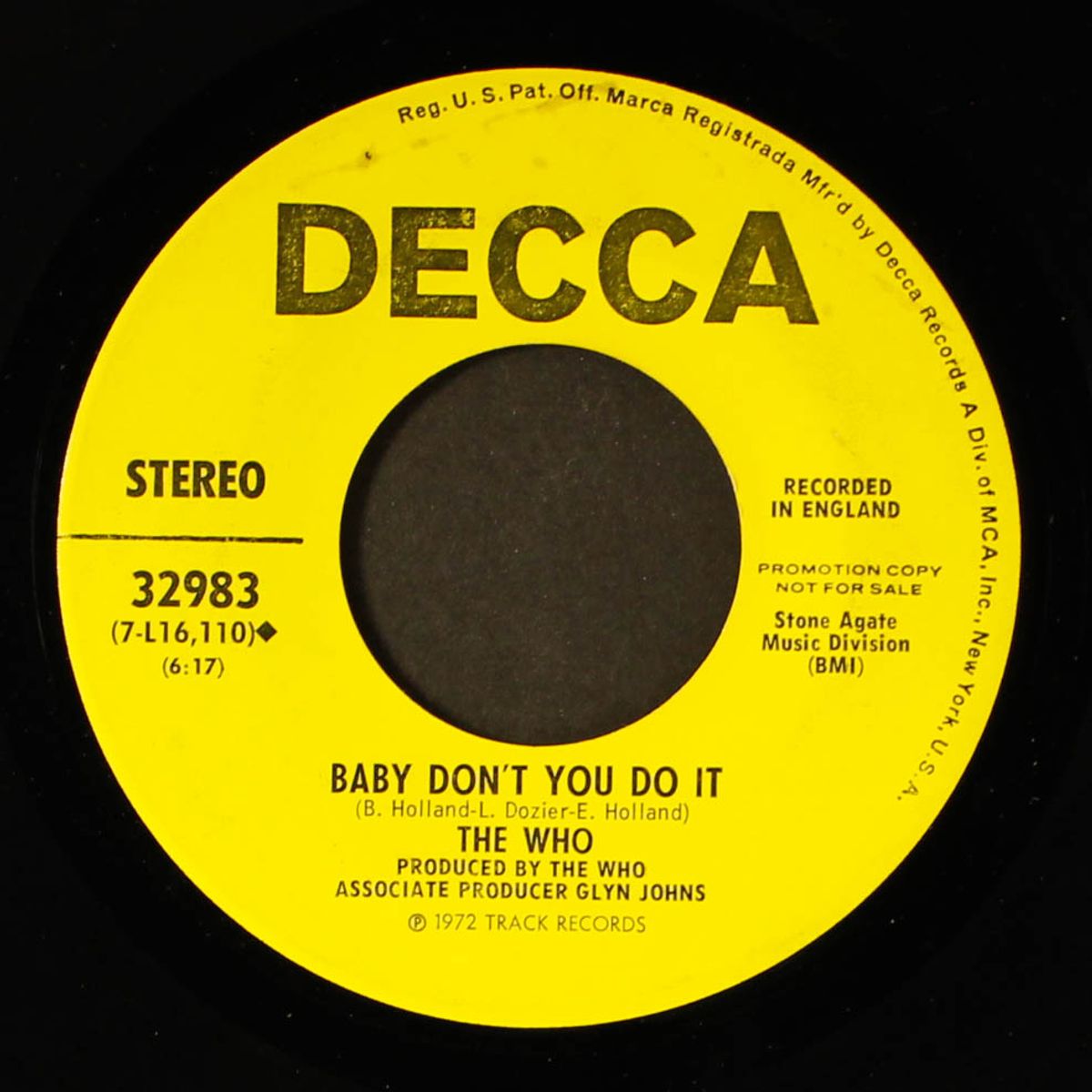join together / baby don't you do it by WHO