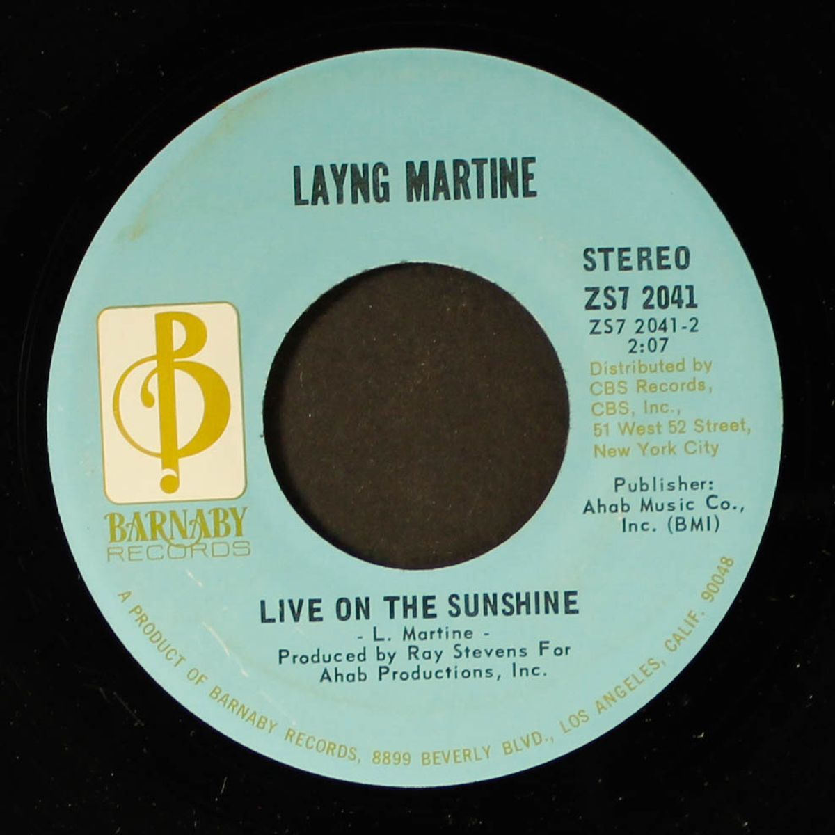 rub it in / live on the sunshine by LAYNG MARTINE