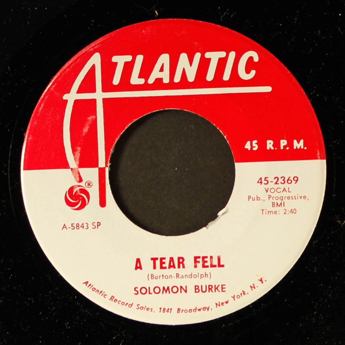 presents for christmas / a tear fell by SOLOMON BURKE