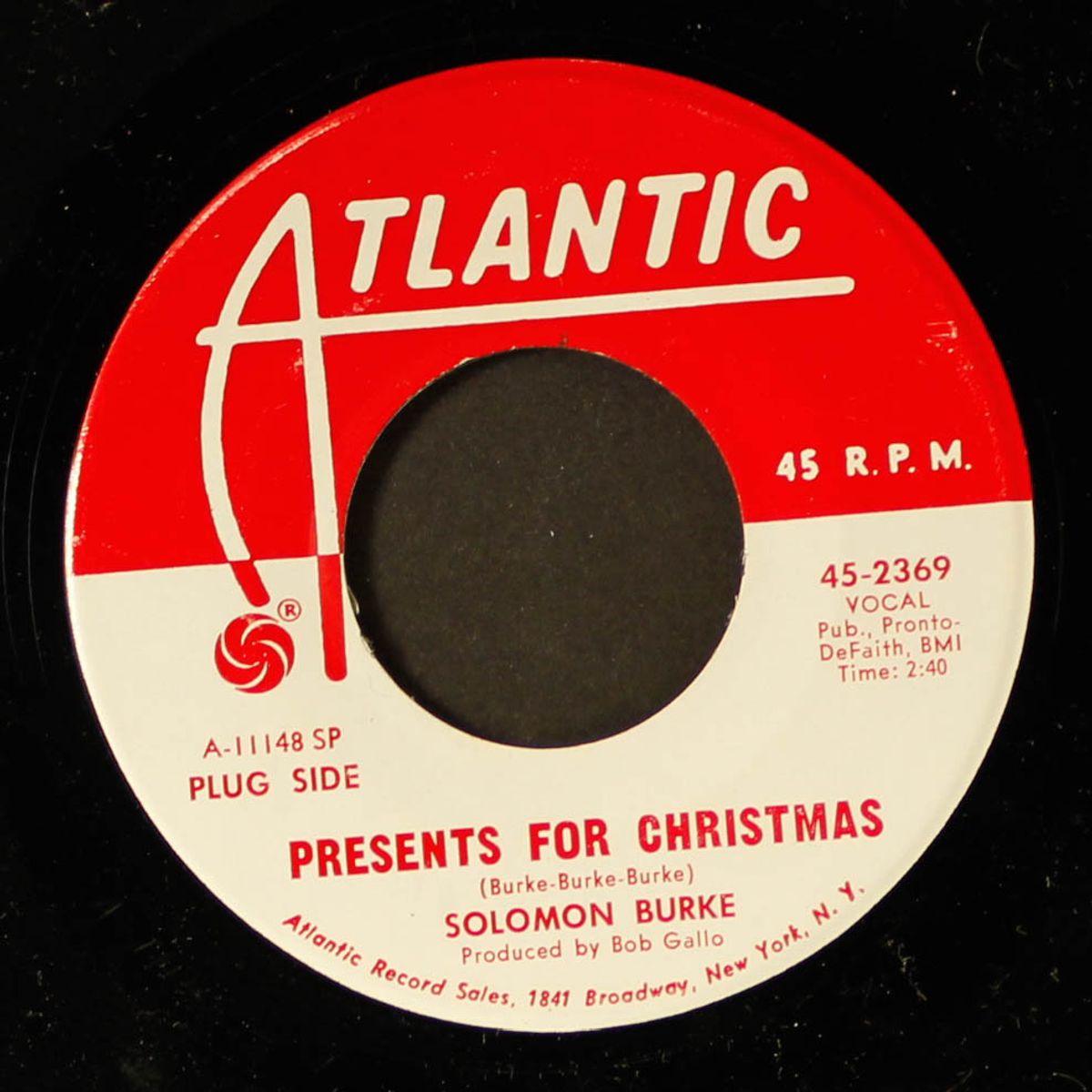 presents for christmas / a tear fell by SOLOMON BURKE