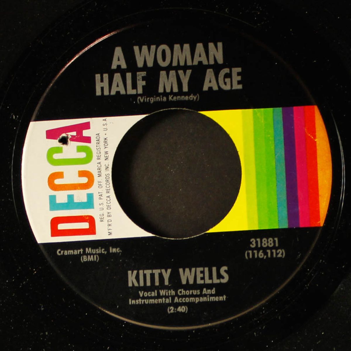 a woman half my age / when your little high horse runs down by KITTY WELLS