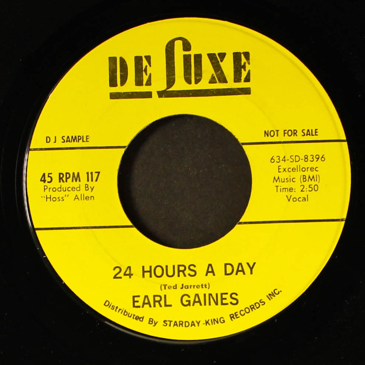 24 hours a day / don't deceive me by EARL GAINES