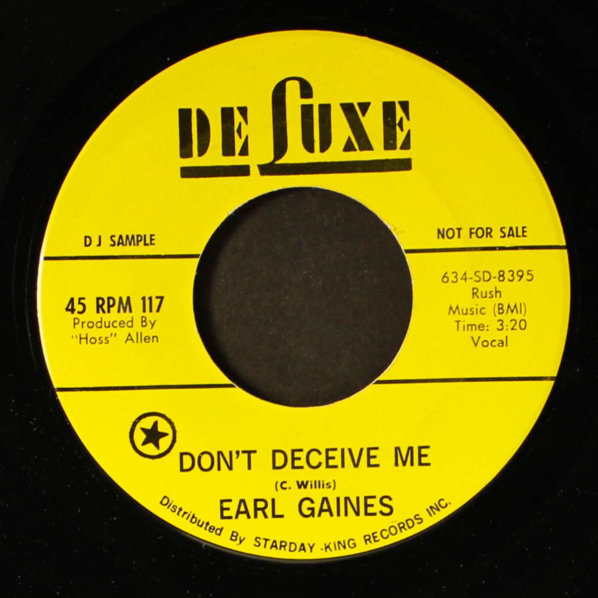 24 hours a day / don't deceive me by EARL GAINES
