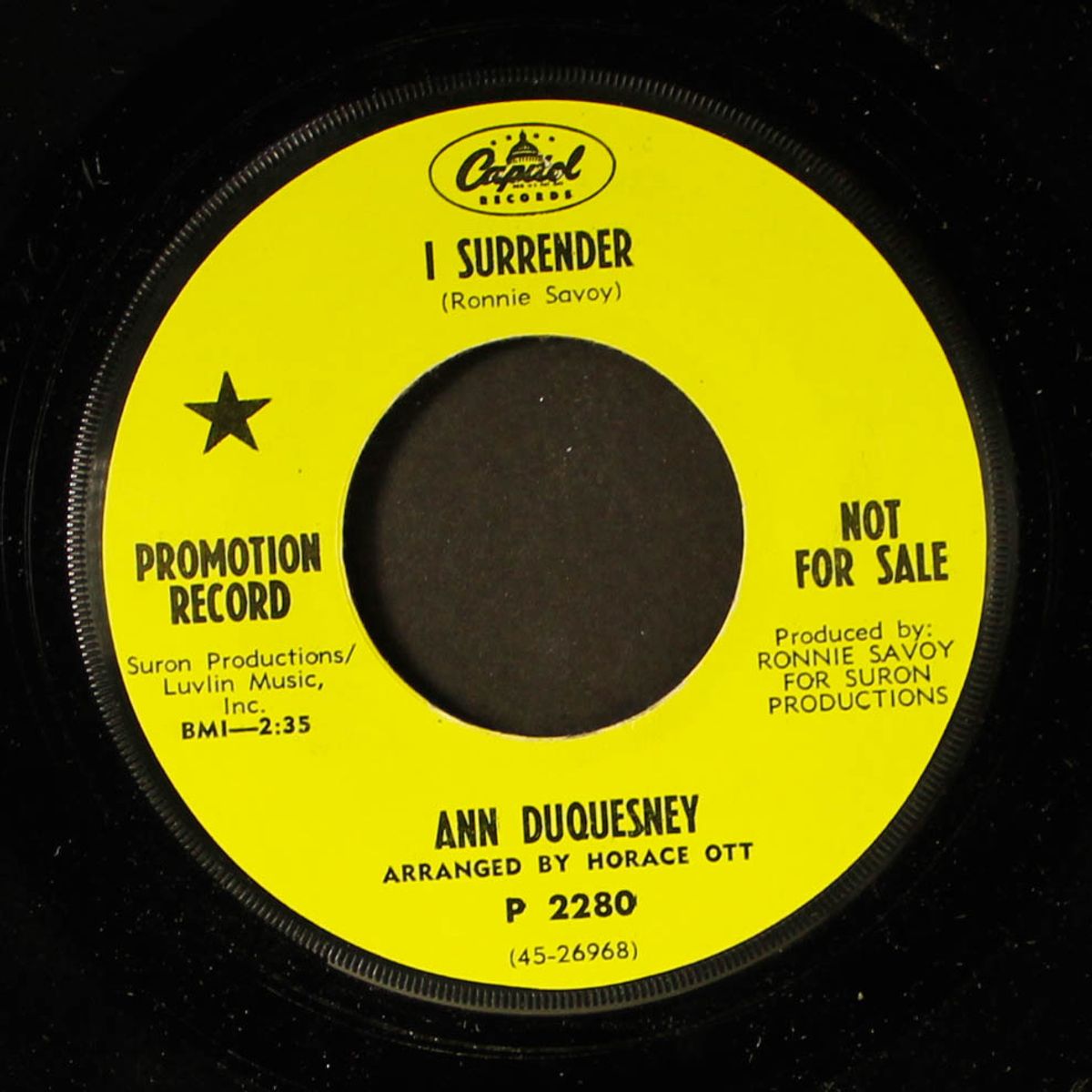 i surrender / like i never loved you by ANN DUQUESNEY