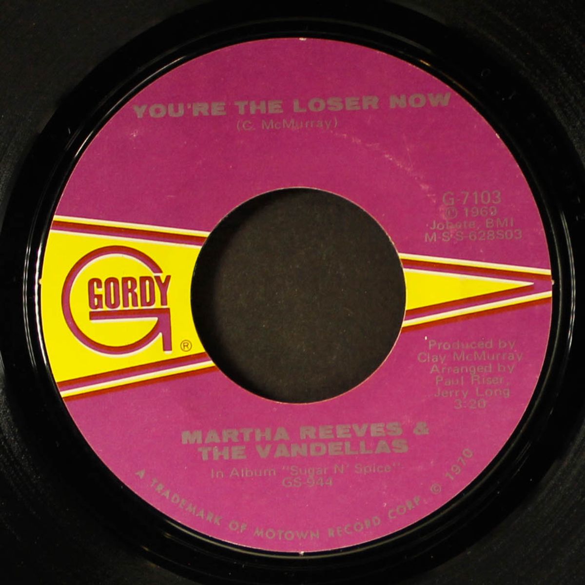 i gotta let you go / you're the loser now by MARTHA REEVES & VANDELLAS