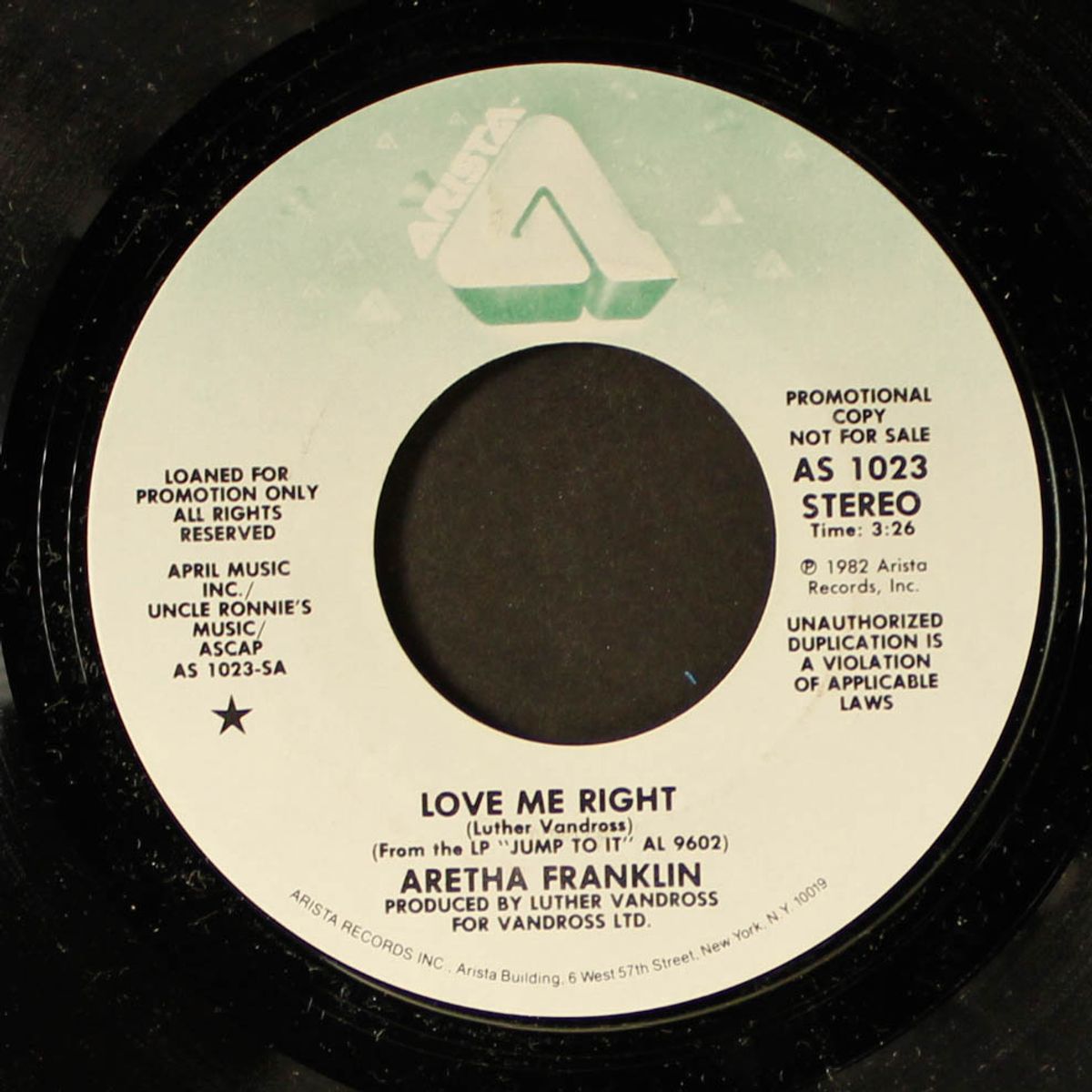love me right / mono by ARETHA FRANKLIN