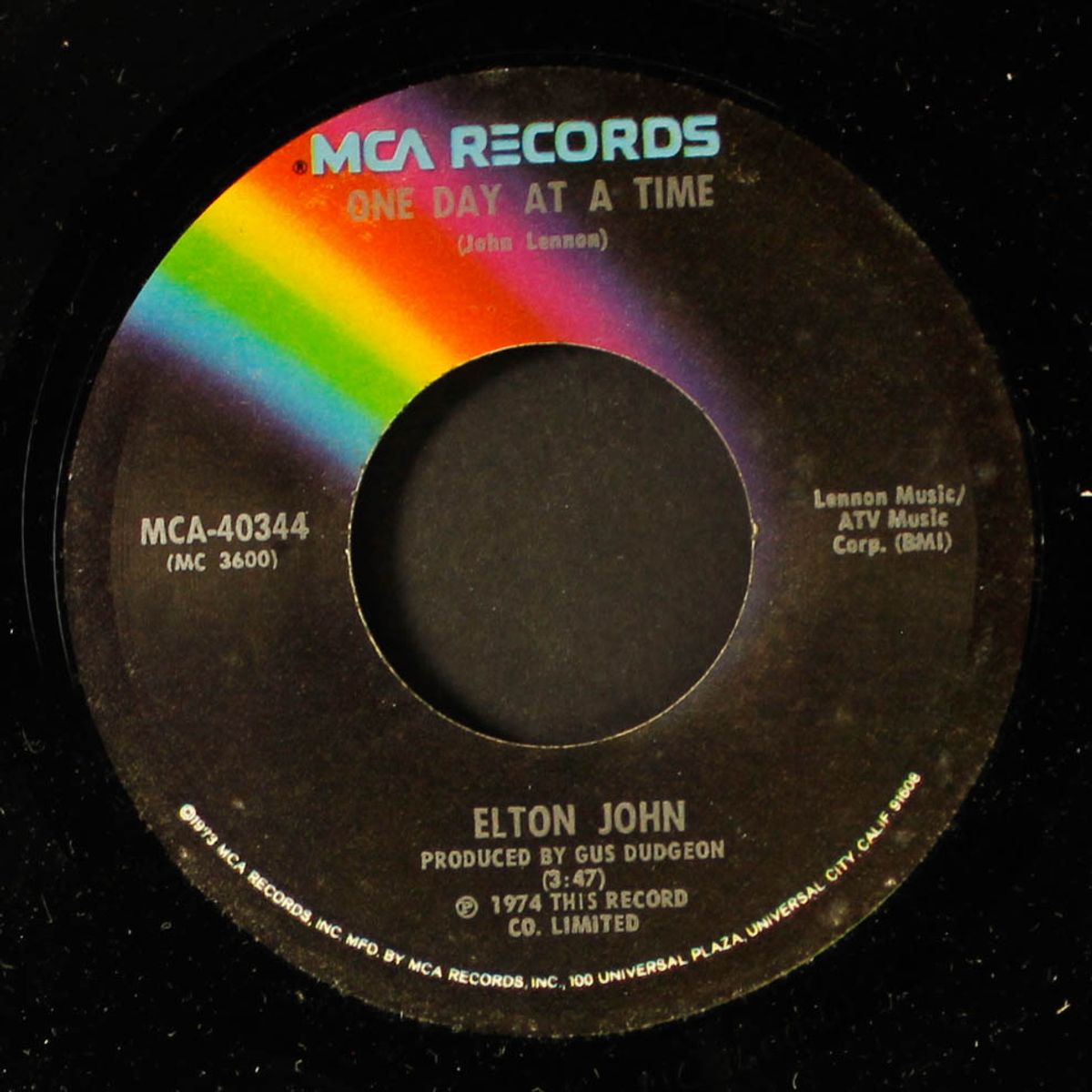 lucy in the sky with diamonds / one day at a time by ELTON JOHN