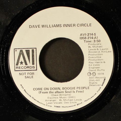 DAVE WILLIAMS INNER CIRCLE