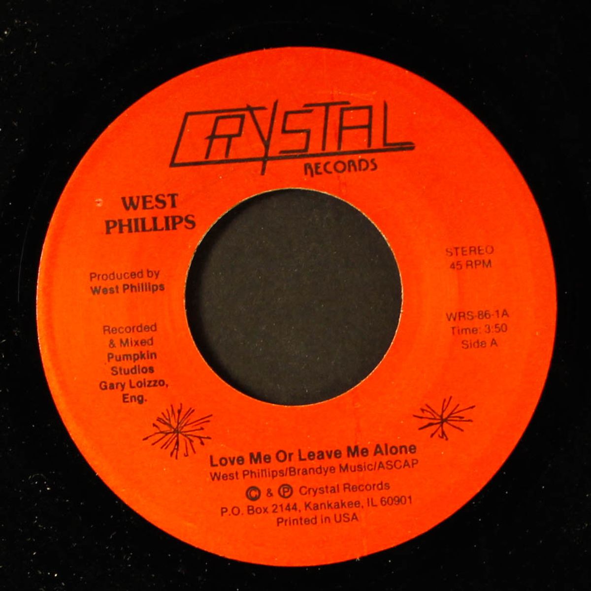 love me or leave me alone by WEST PHILLIPS