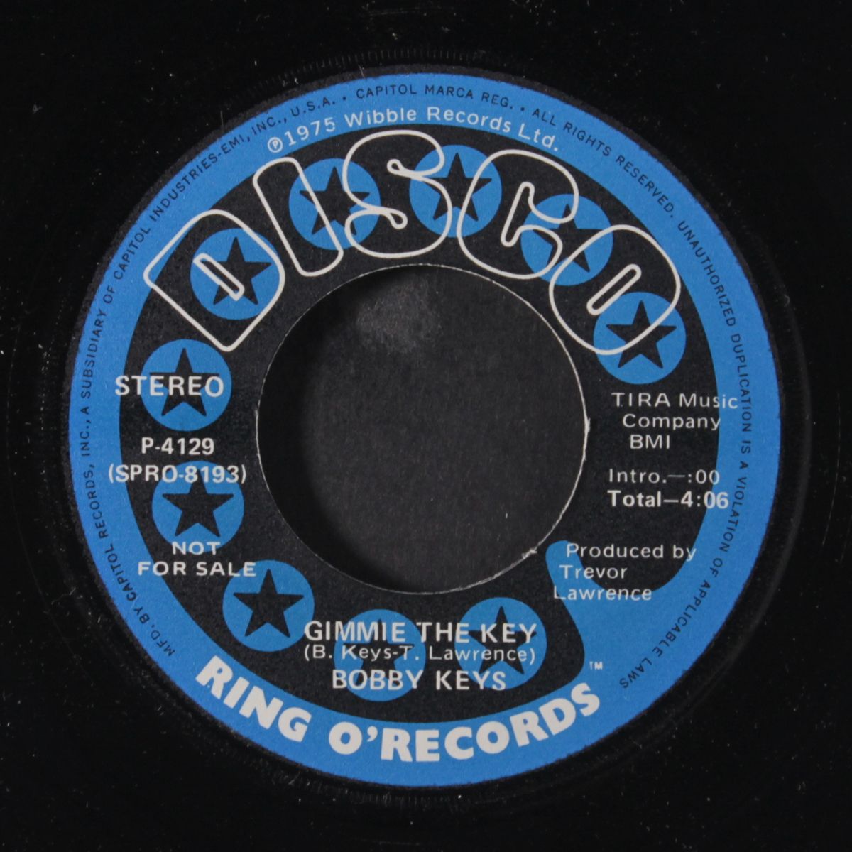 gimmie the key / same by BOBBY KEYS