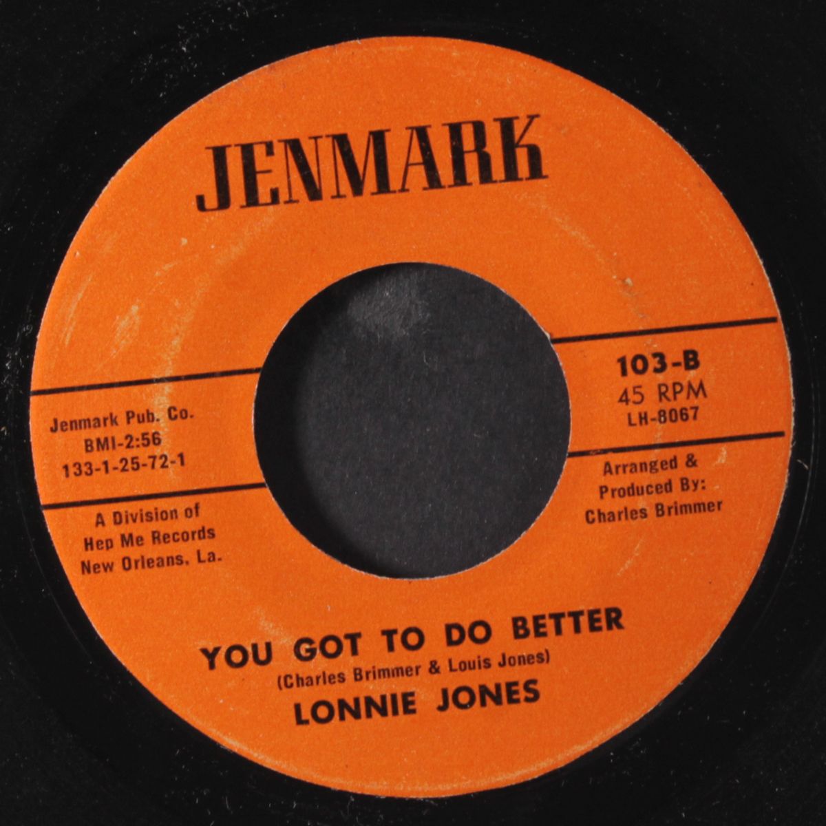actions speak louder than words / you got to do better by LONNIE JONES