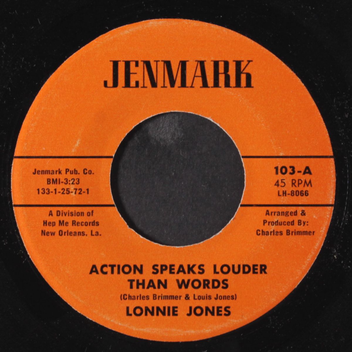 actions speak louder than words / you got to do better by LONNIE JONES