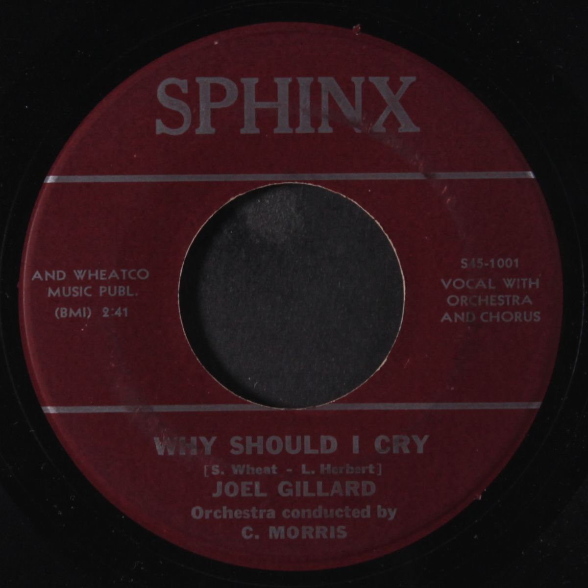 why should i cry / before tomorrow by JOEL GILLARD & GROUP