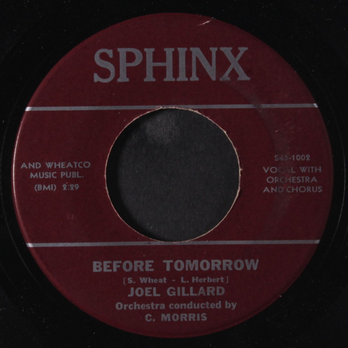 why should i cry / before tomorrow by JOEL GILLARD & GROUP