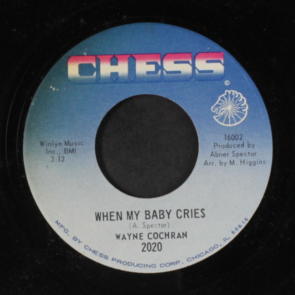 when my baby cries / some-a' your sweet love by WAYNE COCHRAN