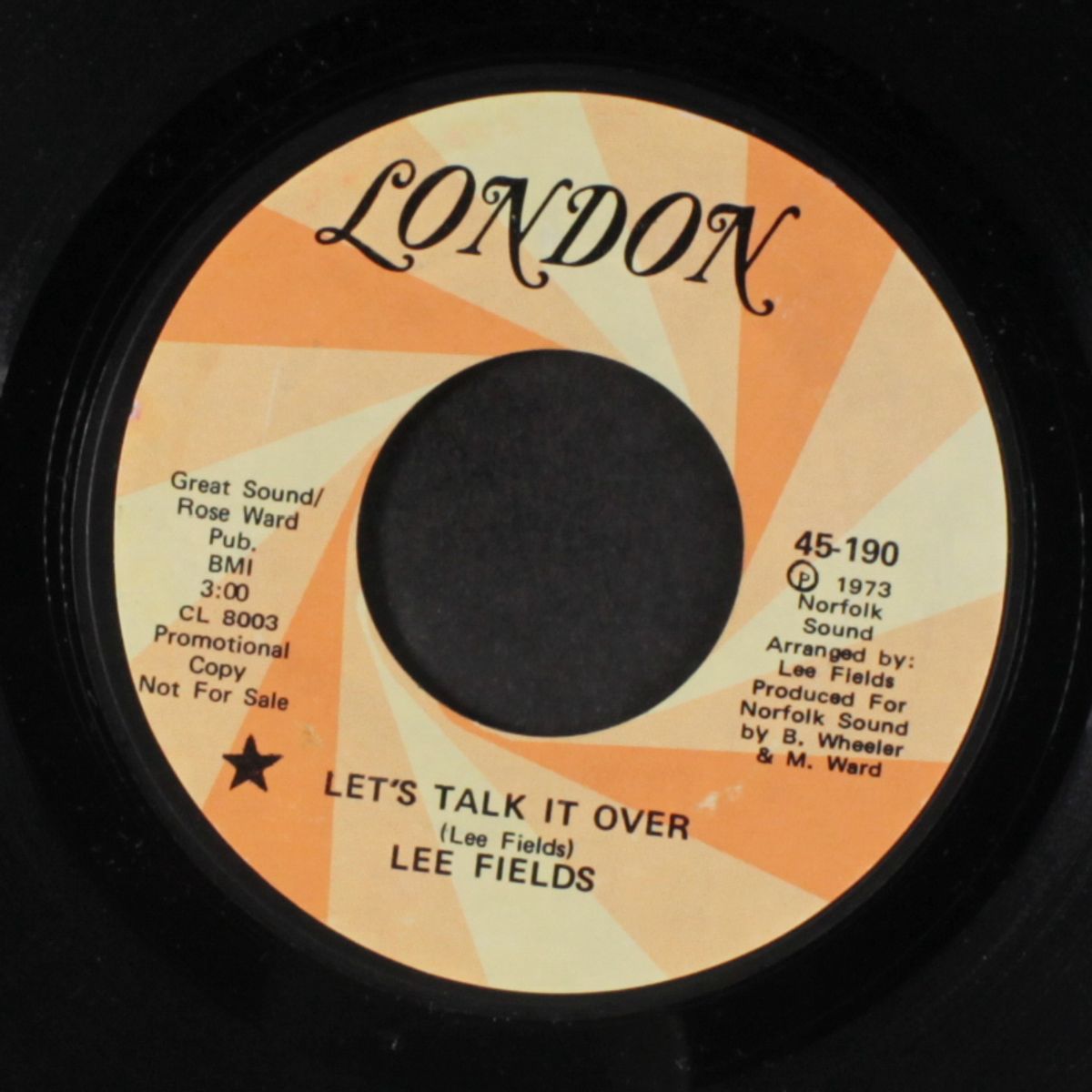 she's a love maker / let's talk it over by LEE FIELDS