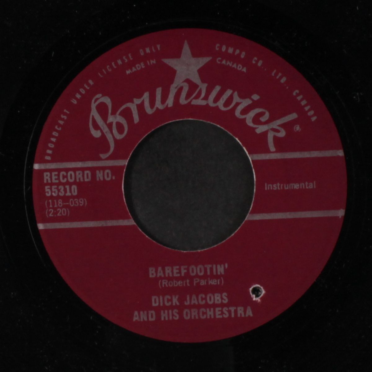 barefootin' / now by DICK JACOBS