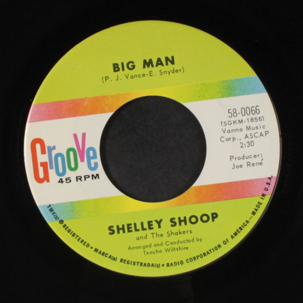fair shake / big man by SHELLEY SHOOP & SHAKERS
