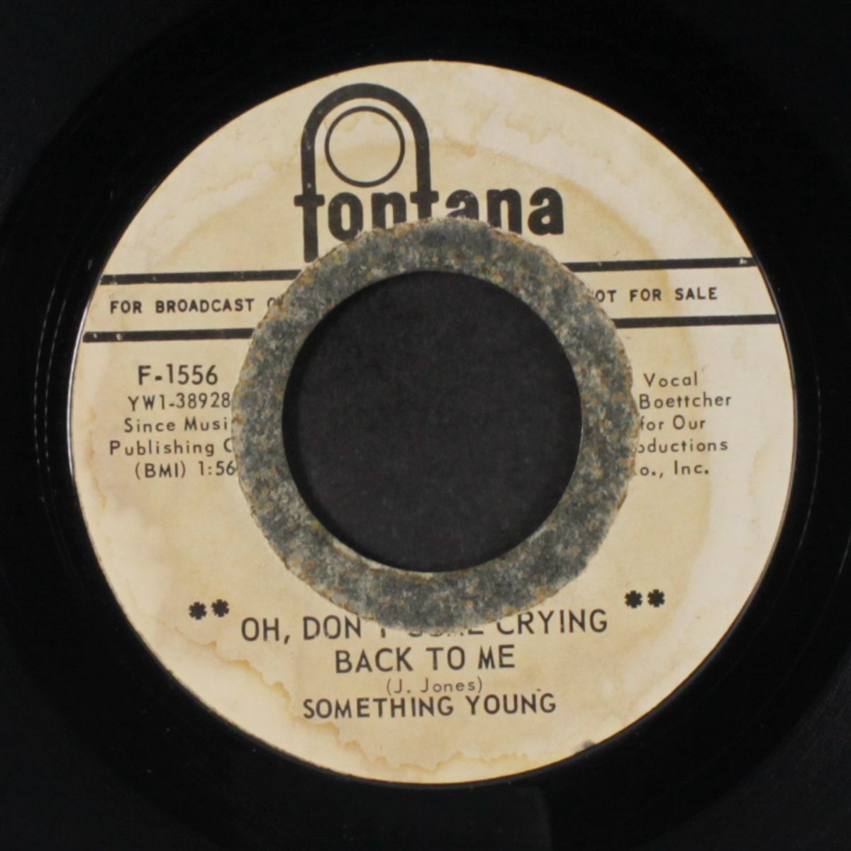 oh don't come crying after me / the words i'm seeking by SOMETHING YOUNG