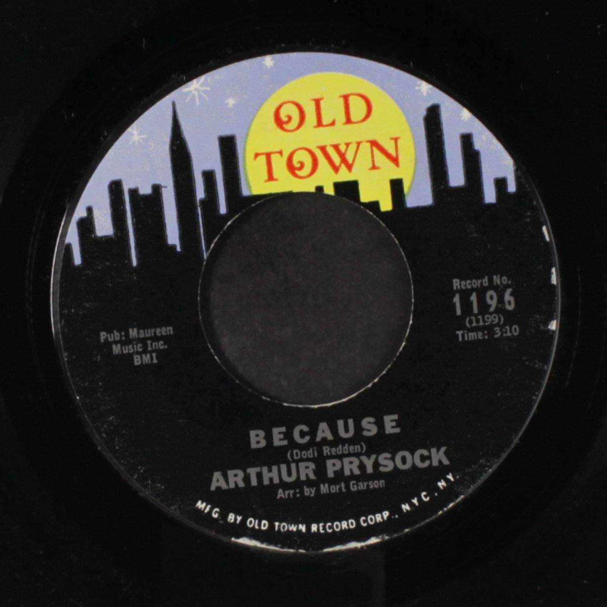 because / let it be me by ARTHUR PRYSOCK