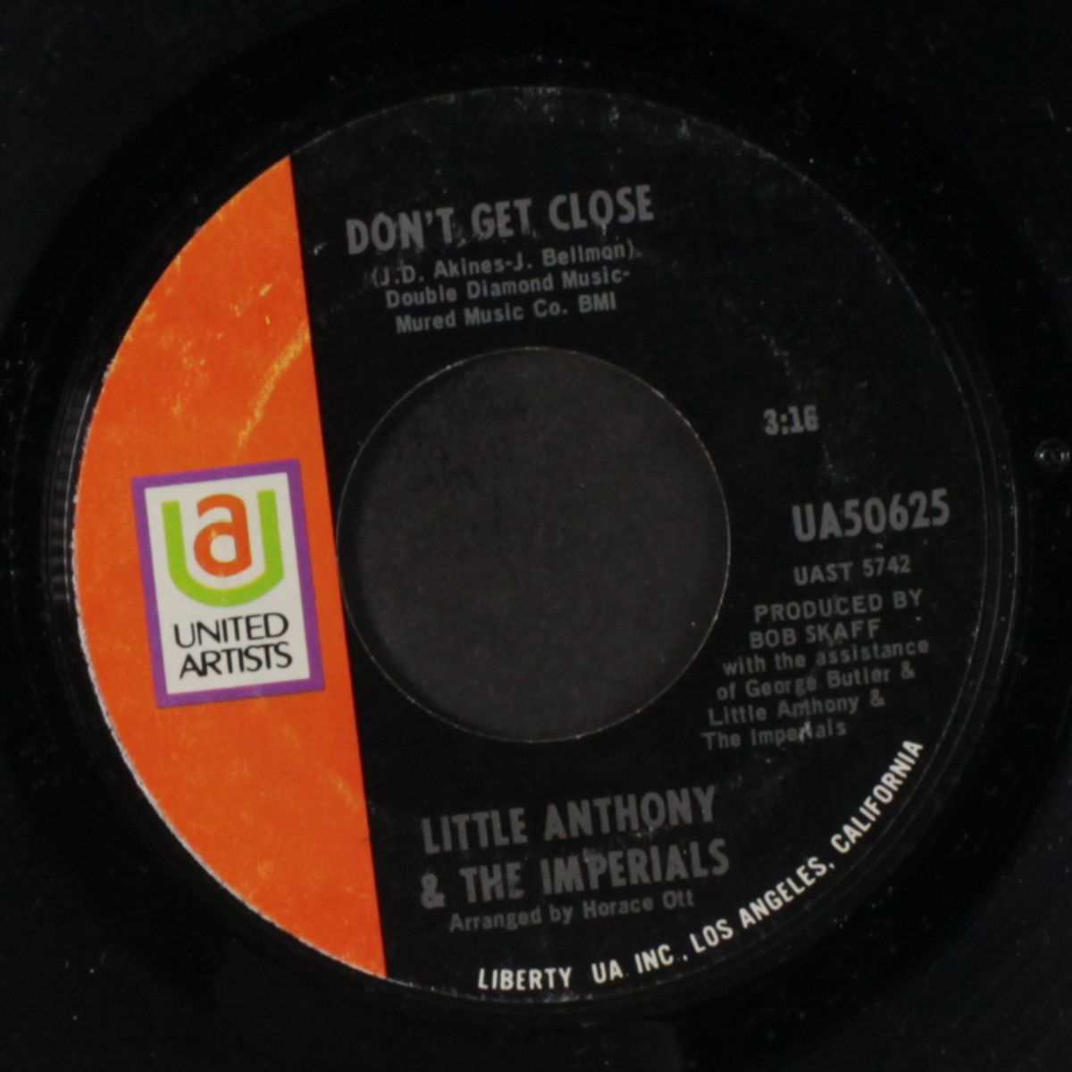 don't get close / i'll never be the same again by LITTLE ANTHONY & IMPERIALS