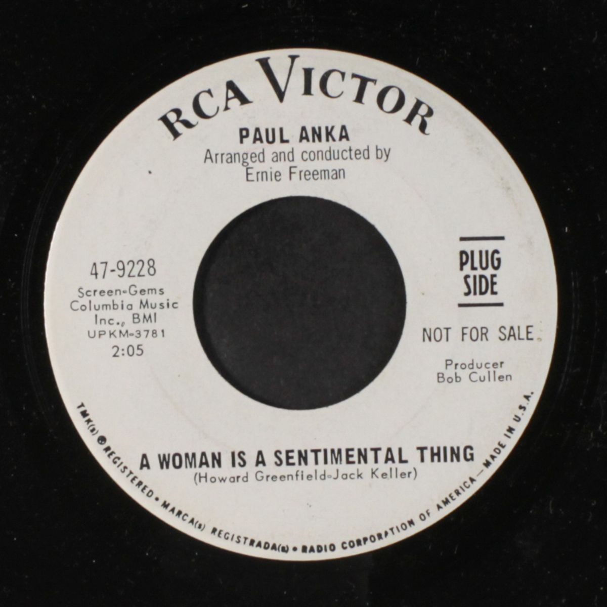 a woman is a sentimental thing / that's how love goes by PAUL ANKA