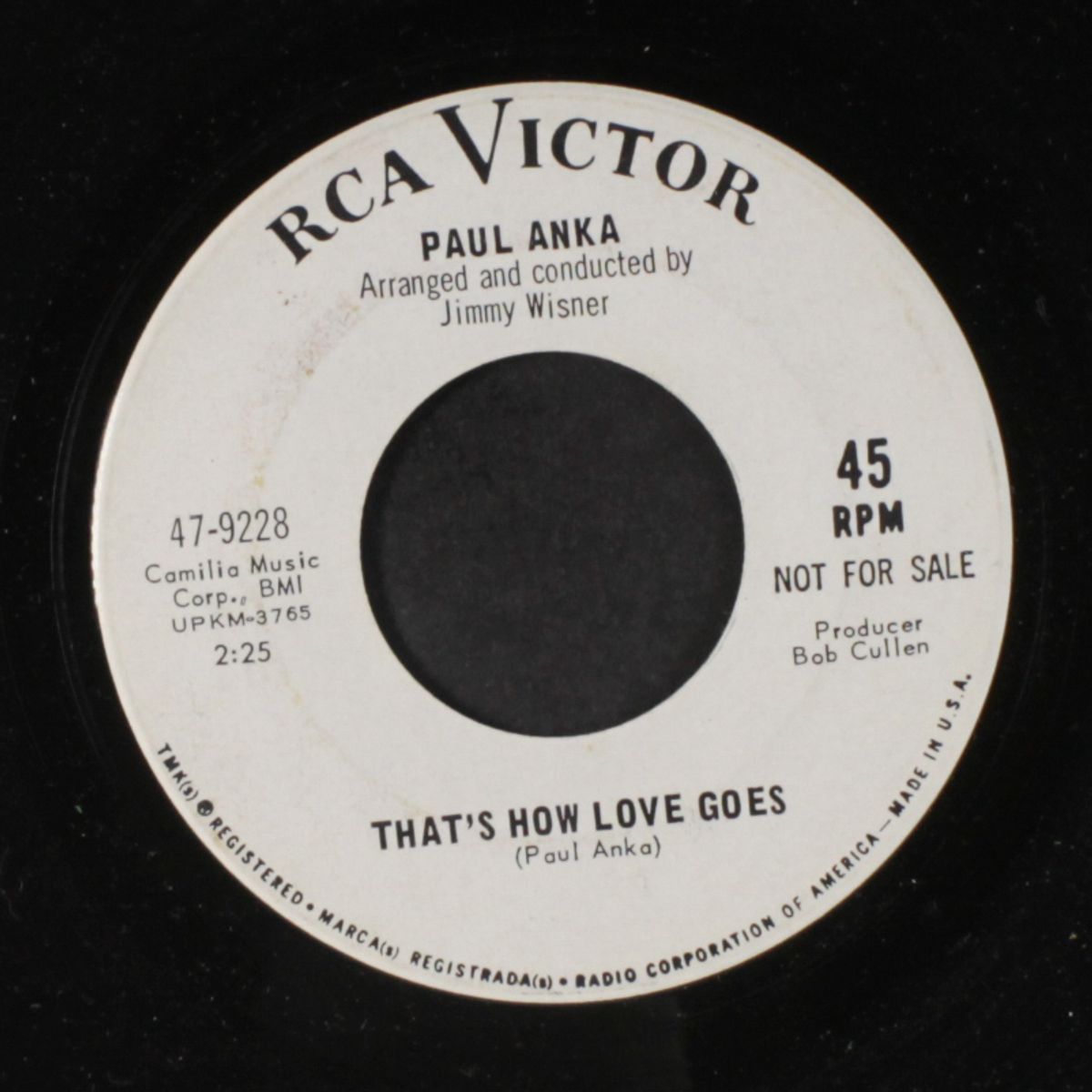 a woman is a sentimental thing / that's how love goes by PAUL ANKA