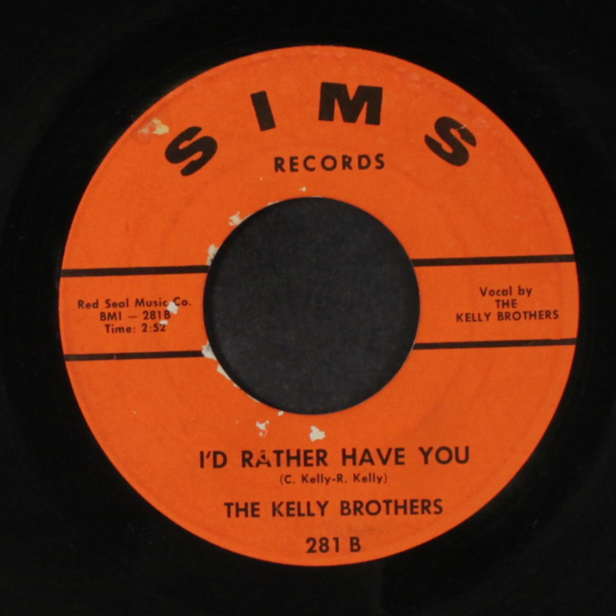 i'd rather have you / make me glad by KELLY BROTHERS