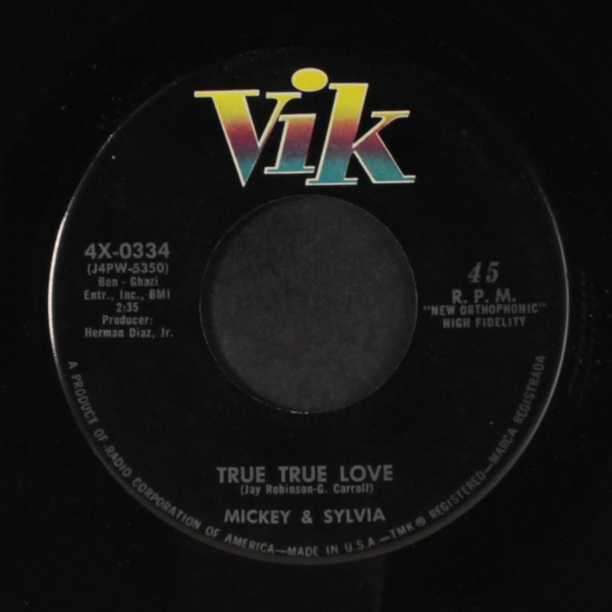 true true love / it's you i love by MICKEY & SYLVIA