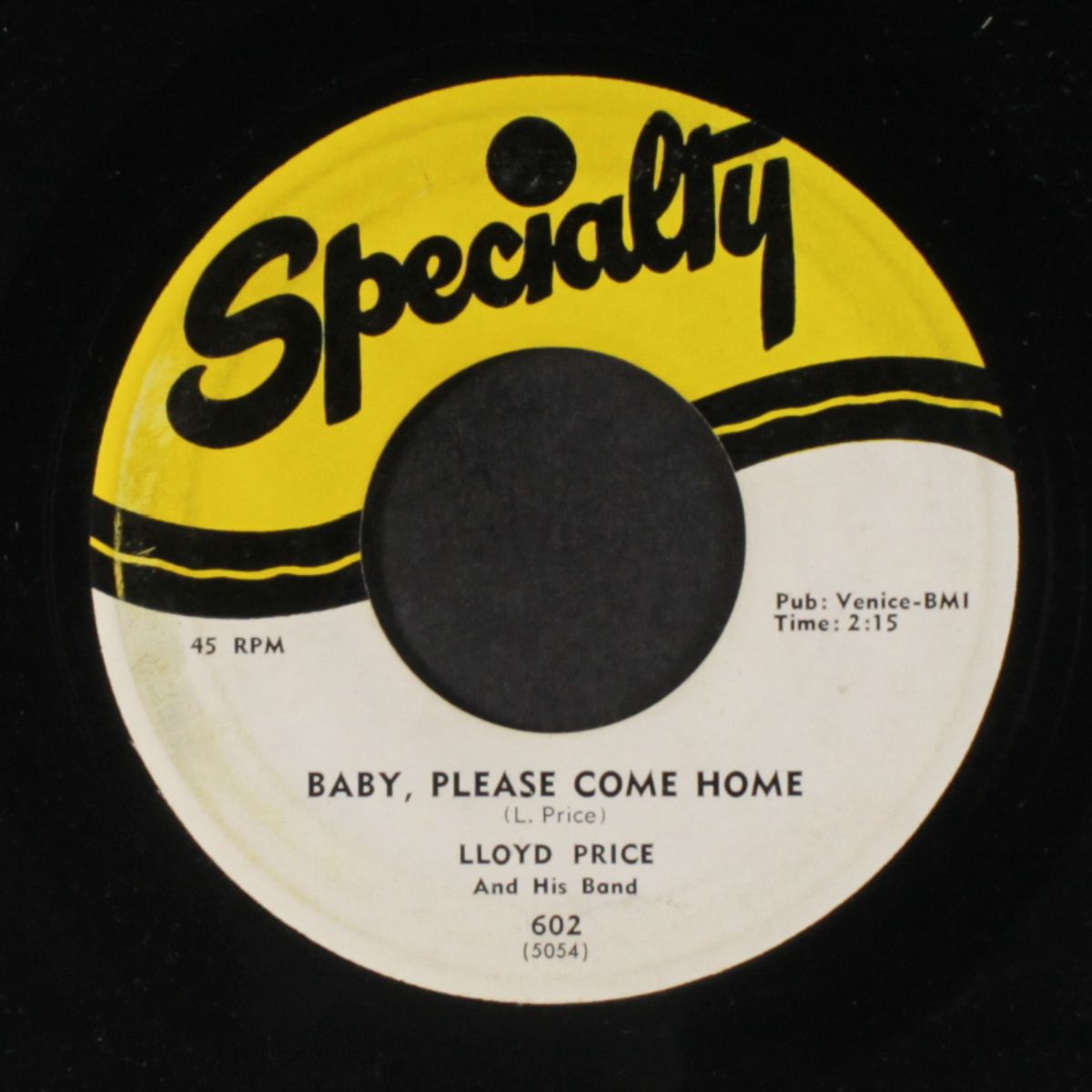 baby, please come home / breaking my heart by LLOYD PRICE
