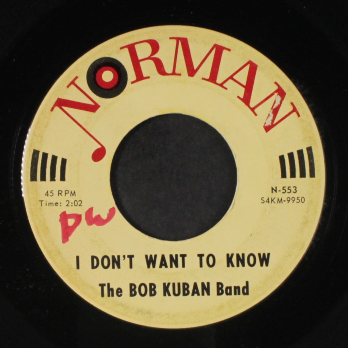 i don't want to know / dance with me by BOB KUBAN BAND