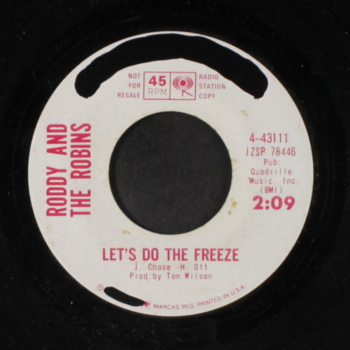 let's do the freeze / i'm telling you baby by RODDY & ROBINS