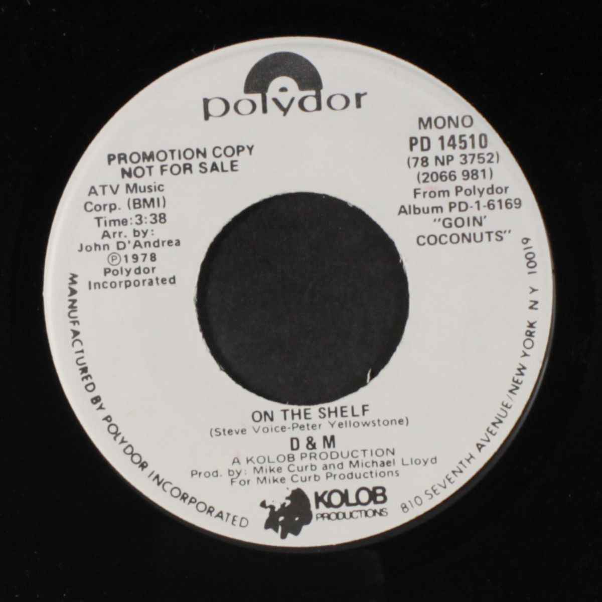 on the shelf / mono by DONNY & MARIE