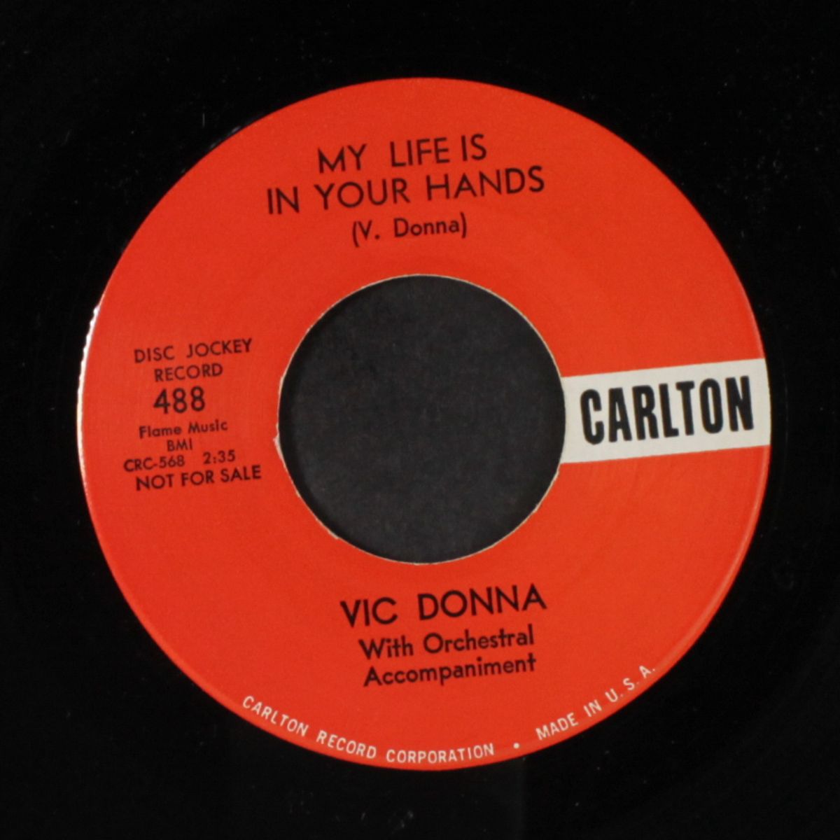 my life is in your hands by VIC DONNA