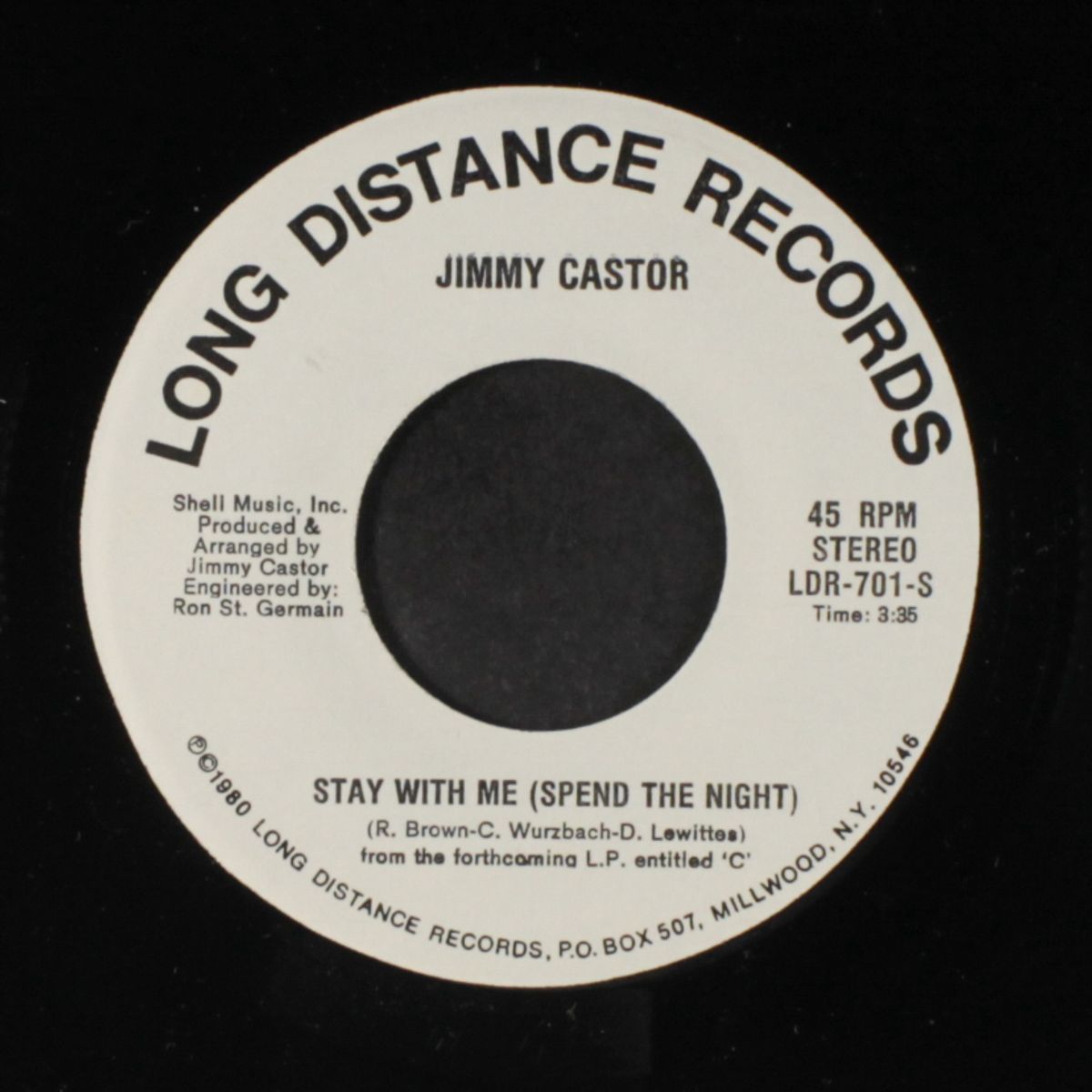 stay with me (spend the night) / can't help falling in love with you by JIMMY CASTOR